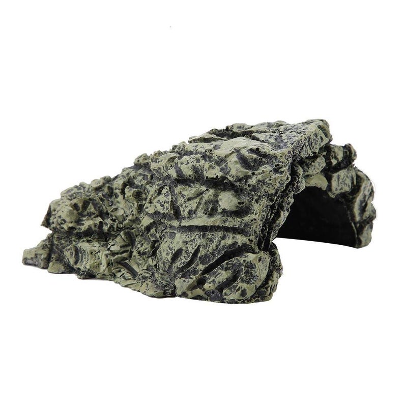 DEWIN Aquarium Large Cave - Reptile Hiding Spot, Fish Turtles Basking Hide Decoration Ornament for Home Office (Large) - Image 1